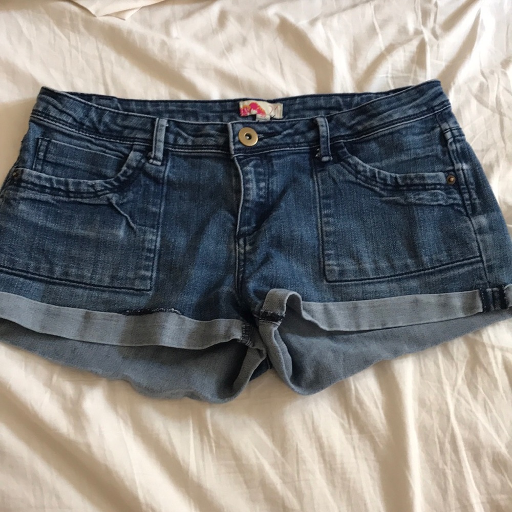 Forever 21 stretch jean shorts
